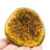 Natural Citrine Crystal Cluster — Raw Yellow Geode for Home Display & Energy Cleansing