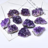 Natural Amethyst Cluster — Raw Crystal for Energy Grids &amp; Feng Shui - Buddha Tibet xd00208