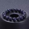 Blue Sandstone Bracelet — Polished Natural Stone Beads