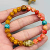 Buddha Tibet Yak Bone Dzi Bracelet - Auspicious Symbol Series