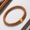 Buddha Tibet Olive Pit Bracelet - Nature-Inspired Accent Series