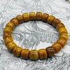 Buddha Tibet Yak Bone Bracelet - Plain Barrel Bead Series