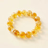 Citrine Bead Bracelet Collection — Original Designs With Tiger Eye, Pixiu & Strawberry Quartz