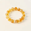 Citrine Bead Bracelet Collection — Original Designs With Tiger Eye, Pixiu & Strawberry Quartz