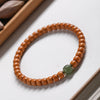 Buddha Tibet Olive Pit Bracelet - Nature-Inspired Accent Series
