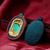 Tibetan Hand-Painted Thangka Pendant in Leather Ghau Box — 20 Sacred Figure Designs Buddha Tibet