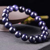 Blue Sandstone Bracelet — Polished Natural Stone Beads