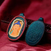 Tibetan Hand-Painted Thangka Pendant in Leather Ghau Box — 20 Sacred Figure Designs Buddha Tibet