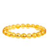 Putuo Mountain Citrine Luck Bracelet — Natural Crystal With Jade & Cinnabar Bead Options
