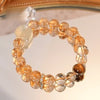Yellow Citrine Pixiu Bracelet Collection — Natural Asai Crystal Charms For Wealth & Protection