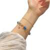 Moonstone & Kyanite Natural Crystal Bead Bracelet — 6–7mm Single Strand Buddha Tibet