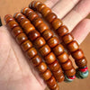 Tibetan Yak Bone Mala — 108-Bead Prayer Strand with Dzi Bead Pendant Buddha Tibet