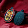 Tibetan Hand-Painted Thangka Pendant in Leather Ghau Box — 20 Sacred Figure Designs Buddha Tibet