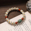 Buddha Tibet White Yak Bone Dzi Guardian Bracelet