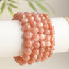 Tibetan Sunstone Bracelet — 7A Natural Stone for Energy, Confidence & Joy