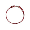 Red Rope Cinnabar Bead Bracelet — Knotted Lucky Charm for Prosperity & Protection - Joy RedBuddha Tibet
