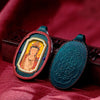 Tibetan Hand-Painted Thangka Pendant in Leather Ghau Box — 20 Sacred Figure Designs Buddha Tibet