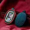 Tibetan Hand-Painted Thangka Pendant in Leather Ghau Box — 20 Sacred Figure Designs Buddha Tibet