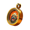 Ghau Box Pendant with Hand-Painted Tsakli Deity — Miniature Tibetan Locket Necklace Buddha Tibet