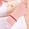 Vajra-Knoten-Partnerarmband – Handgewebtes rotes Band für Zwei