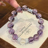 Uruguay Amethyst Bead Bracelet — Clarity & Calm for the Mind Buddha Tibet