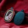Tibetan Hand-Painted Thangka Pendant in Leather Ghau Box — 20 Sacred Figure Designs Buddha Tibet