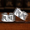 Om Mani Padme Hum & Heart Sutra Ring — Two Teachings, One Hand
