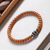 Buddha Tibet Olive Pit Bracelet - Nature-Inspired Accent Series