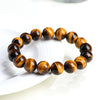 Lightning Yellow Tiger Eye Bracelet — Natural Chatoyant Beads, Player-Favorite Cut