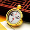Ghau Box Pendant with Hand-Painted Tsakli Deity — Miniature Tibetan Locket Necklace Buddha Tibet
