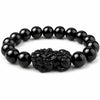 Obsidian Bracelet - Pixiu Bracelet for Wealth Buddha Tibet