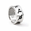 Om Mani Padme Hum & Heart Sutra Ring — Two Teachings, One Hand Buddha Tibet