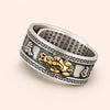 Pixiu Ring - Feng Shui Mantra Wealth Protection Ring Buddha Tibet