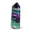 Rainbow Fluorite Crystal Tower — Seven-Chakra Stone for Clarity & Inner Focus Buddha Tibet