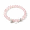 Rose Quartz Charm Bracelet — Four Intentions, One Stone Buddha Tibet