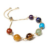 Seven Crystal Chakra Bracelet — The Clarity of Seven Colors Buddha Tibet