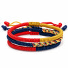 Tibetan Bracelet Set - Vajra Knot Trio for Protection & Blessings Buddha Tibet