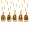 Tibetan Ghau Locket Necklace — Opening Shrine Pendant with Thangka Deity Art Buddha Tibet