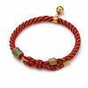 Tibetan Om Mani Padme Hum Woven Rope Bracelet — Traditional Six-Syllable Mantra Buddha Tibet