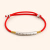 Tibetan Red String Bracelet -  Buddhist Mantras Lucky Bracelet Buddha Tibet