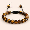 Tiger Eye Bracelet - Prosperity & Success Buddha Tibet
