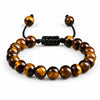 Tiger Eye Bracelet - Prosperity & Success Buddha Tibet