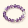 Uruguay Amethyst Bead Bracelet — Clarity & Calm for the Mind Buddha Tibet