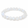 White Moonstone Bracelet — Ice-Grade Natural Stone, Choose Your Bead S Buddha Tibet