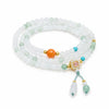 Xinjiang Gold-Silk Jade Multi-Wrap Bracelet — Stackable Layers with Pendant Charms Buddha Tibet