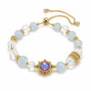 Zodiac Crystal Bracelet — Fresh-Style Natural Stone Bead Bracelet by Birth Sign Buddha Tibet