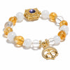 Zodiac Crystal Bracelet — Natural Stone Bead Bracelet Matched to Your Sign Buddha Tibet