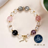 Zodiac Multi-Stone Crystal Bracelet — Natural Gemstone Bead Bracelet by Birth Sign