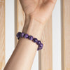 Amethyst Bracelet - Calm, Stress Relief - Buddha Tibet xd00021