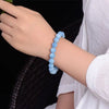 Aquamarine Bracelet - Calming Energy & Courage - Buddha Tibet xd00048
